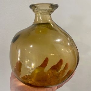 Spanish glass vase